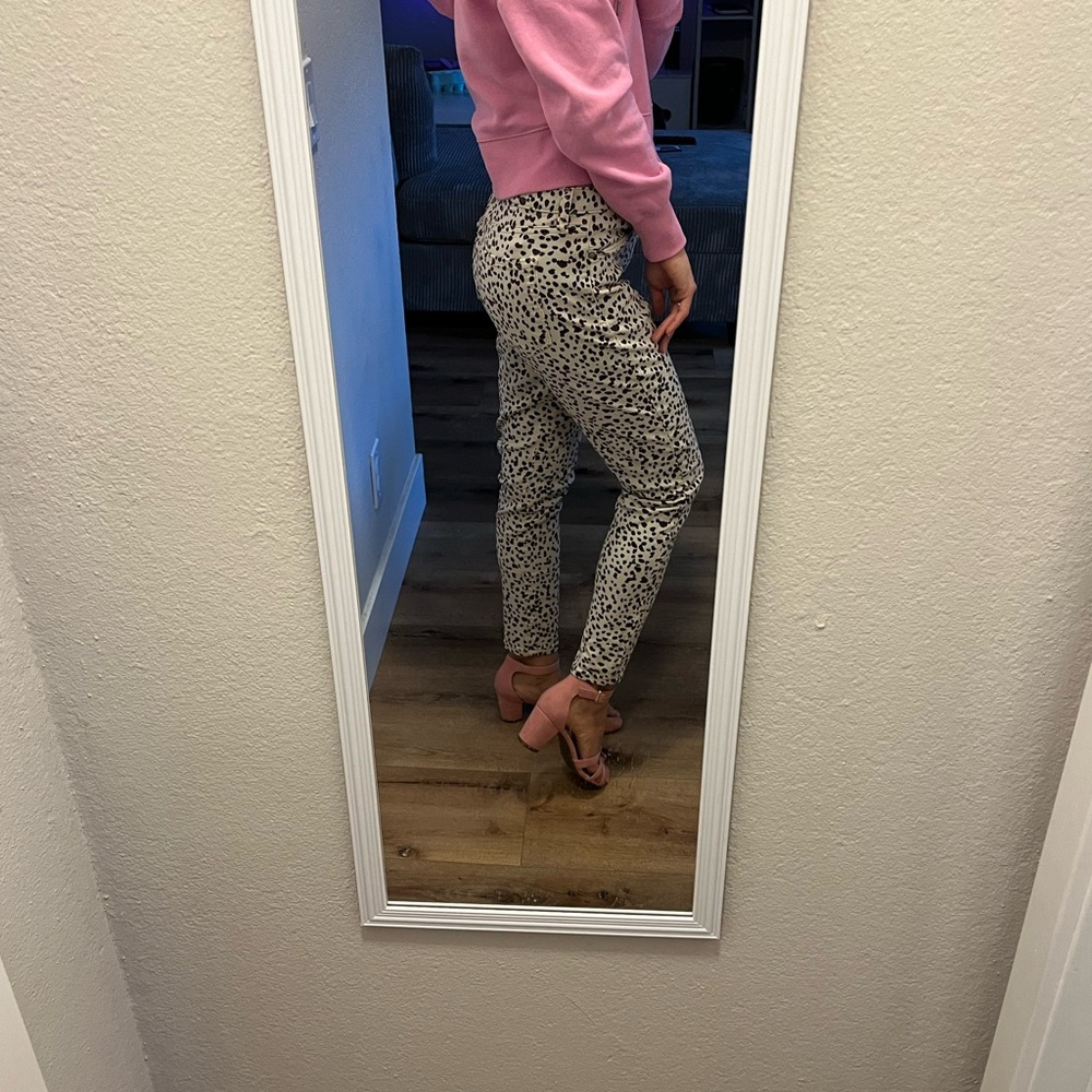 HIGH-RISE SKINNY ANIMAL PRINT JEAN | Banana Republic
